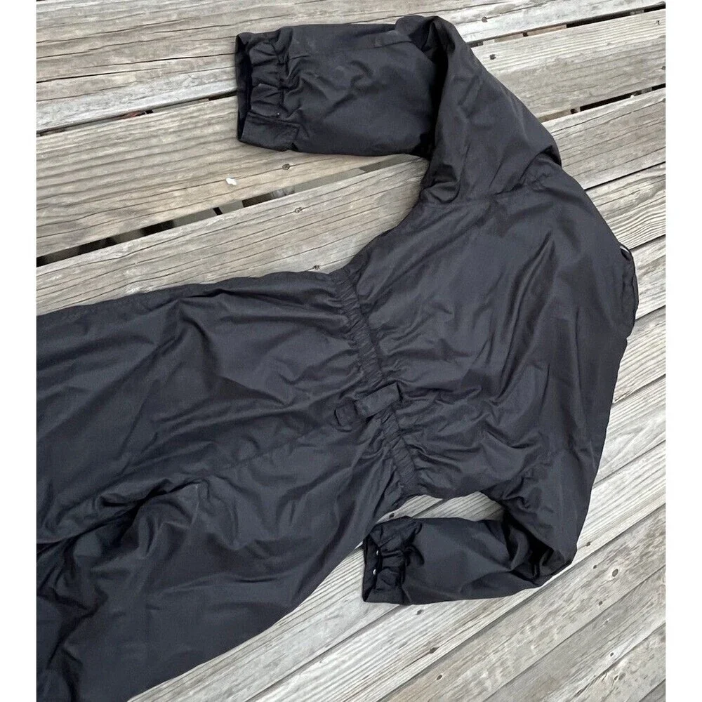 Postcard Men's US 38 One Piece Ski Snow Suit Italy - Black